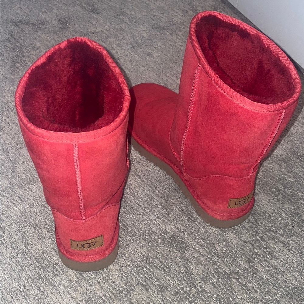 UGG Red Suede Boots - Picture 3 of 10